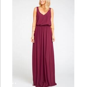 Show Me Your MuMu NWOT Kendall Merlot Maxi M